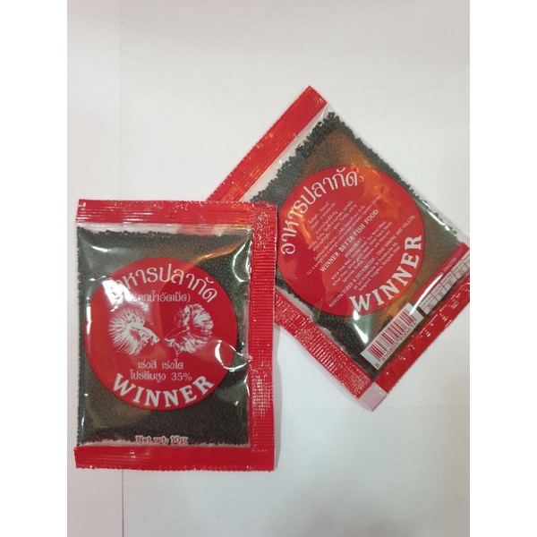 อาหารปลากัดลูกน้ำอัดเม็ด WINNER ขนาด 10 กรัม ปลากัด ถูกที่สุดพร้อมส่ง!!!