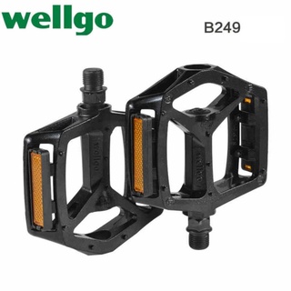 Wellgo B249 ที่เหยียบอลูมิเนียม สําหรับจักรยาน 9/16 (B249)