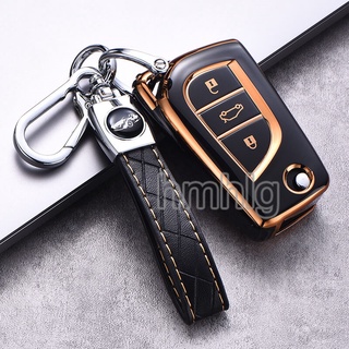 【พร้อมส่ง】เคสกุญแจรถยนต์ Tpu สําหรับ Toyota Fortuner Revo Altis