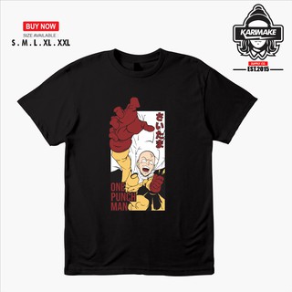 เสื้อยืดผ้าฝ้ายพิมพ์ลายแฟชั่น เสื้อยืด พิมพ์ลายอนิเมะ ONE PUNCH MAN SAITAMA V1 สําหรับผู้ชาย