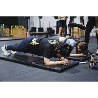 เบาะออกกำลังกาย พับได้ 3 ส่วน เบาะวิดพื้น เบาะโยคะ Foldable Exercise Mat - Homefittools