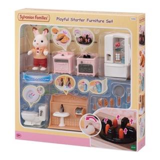 Sylvanian Families Playful Starter Furniture Set (Chocolate Rabbit Father)