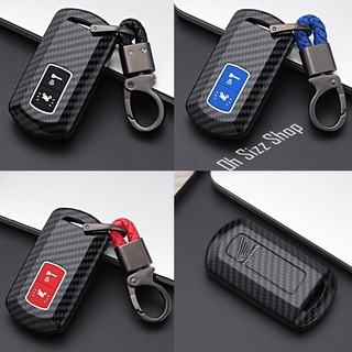 เคสกุญแจรถมอเตอร์ไซต์ HONDA Click150i/Scoopy-1 2021 (ABS Key Cover with Colorful Silicone Push button Guard)