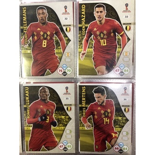 2018 Panini Adrenalyn XL World Cup Russia Soccer Cards Belgium