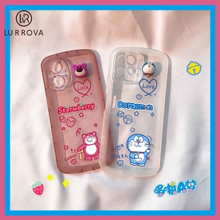 เคส OPPO Reno 7Z 5G เคส OPPO Reno6Z 5G เคส OPPO Reno 7 5G เคส OPPO Reno 6 5G Reno 5 Reno 5Z 5G เคส OPPO Reno 2F Reno 2Z Reno 7 Lite 6 Lite เคสโทรศัพท์ใสลายการ์ตูนน่ารักพร้อมอุปกรณ์เสริม