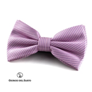 GIORGIO DEL SARTO Silk Two-Fold Bow Tie โบว์ไทผ้าไหมสองจีบ