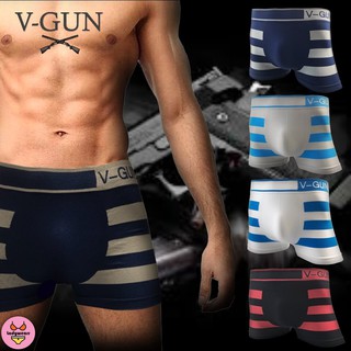 V-GUN 019(ขายยกแพ็ค) ⚡️SALE⚡️BOXER เกงบ๊อกเซอร์ชาย กกน.ชาย [ladywearrr]