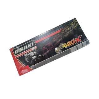 โซ่ 420 OSAKI 420-106 L ยาว 106 ข้อ สีทอง โซ่เลส aumshop239