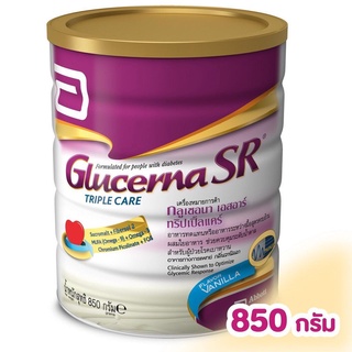 กลูเซอร์น่า เอสอาร์ Glucerna SR ขนาด 850 g. หมดอายุ 11/2024