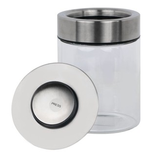 ขวดโหลแก้วกลม ฝากด PURE 0.7 ลิตร  FOOD CANISTER PURE GLASS 0.7L