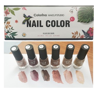 Nail color สีทาเล็บ แห้งเร็ว ติดทน ไม่ต้องง้อเครื่องอบ  เรียบหรู ดูดีได้ในทุกวันด้วยยาทาเล็บเนื้อเจล สีชัด ทาง่าย แห้งไว