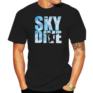 เสื้อยืด พิมพ์ลายกราฟฟิค Skydiving คุณภาพสูง เหมาะกับการเล่นกีฬา และพาราชูท แฟชั่นสร้างสรรค์สามารถปรับแต่งได้