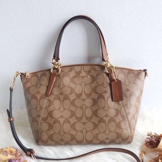 Coach Small Kelsey Satchel in Signature Canvas