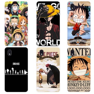 เคส ซัมซุง Samsung Galaxy A01 A01 Core M01 Core Case การ์ตูน One Piece เคสซิลิโคน Soft TPU โทรศัพท์มือถือ Back เคส