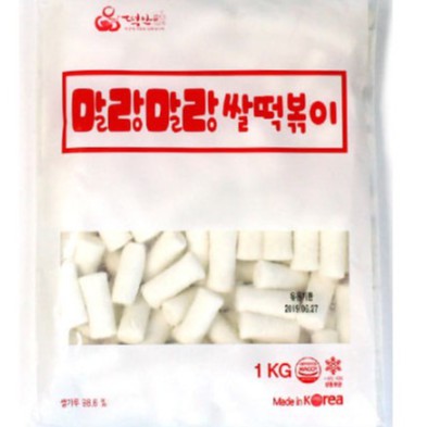 (BOX) Red (1box*8Pack) 떡안애쌀떡 TTEOKANAE Rice Teokpok แป้งต๊อกโบกี(ทำจากข้าวเกาหลี) free=กล่องโฟม+ice 1ลัง ต่อ 1คำสั่งซื้อ