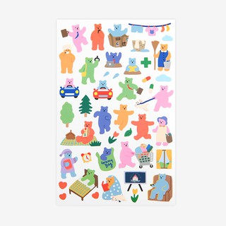 Jelly Bear Sticker - 09 Daily สติ๊กเกอร์