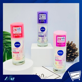 Nivea whitening deep serum Roll On 40 ml นีเวีย โรลออน เซรั่มไวท์ 40มล 1ชิ้น