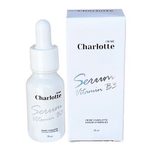 เซรั่มB3 ชาร์ลอตต์ เนื้อบางเบา สิวหายไร้กังวล Vitamin B3 serum เซรั่มวิตามินบี 3 charlotte ชาลอต เซรั่ม 15 มิล