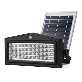 Exterior wall lights SOLAR WALL LIGHT EVE SOLAR CELL 546585 5W BLACK External lamp Light bulb ไฟผนังภายนอก ไฟจัดสวน EVE