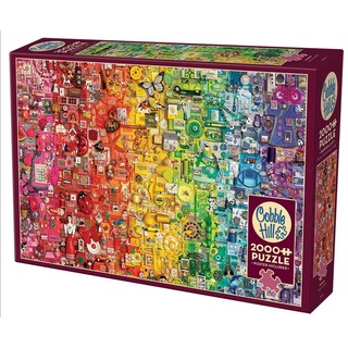 จิ๊กซอว์ Cobble Hill - Rainbow  2000 piece  (ของแท้  มีสินค้าพร้อมส่ง)