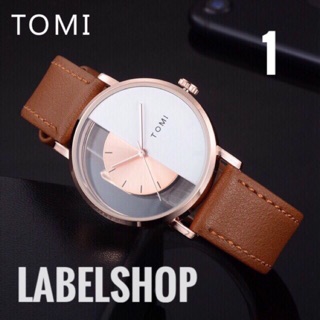 ราคา🔥ลดไฟลุก🔥 นาฬิกา Tomi ของแท้ 💯% รุ่น Half leaf ฟรีกล่อง มีเก็บเงินปลายทาง