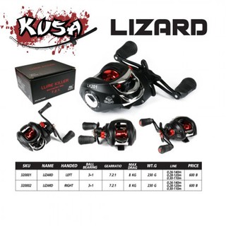 ส่งเร็วมาก รอกตกปลา รอกเบส สุดคุ้ม รอก KUSA REEL (รอก) - รุ่น LIZARD GS มีพร้อมส่ง หมุนซ้ายเเละขวา ของมีน้อยนะครับ