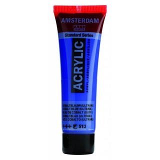 (KTS)สี AMSTERDAM  Acrylic 120ml. #512 COBALT BLUE