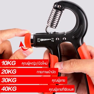 อุปกรณ์บริหารมือแบบปรับระดับได้ Hand Grip ครื่องบริหารมือ บริหารนิ้วมือ แฮนด์กริ๊ป