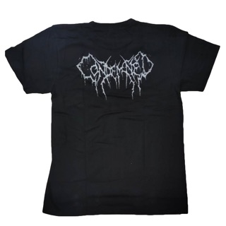 เสื้อยืดครอปGT8P   เงิน เสื้อวงดาร์คเมทัล CONDEMNEDS-5XL