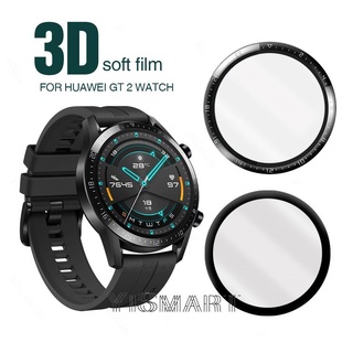 ฟิล์มกันรอยหน้าจอ แบบหนา 3D สําหรับ Huawei Watch GT 2 46 มม. 42 มม. Huawei GT2 Smart Watch (ไม่ใช่กระจก)