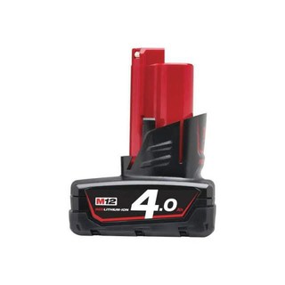 Milwaukee M12 4ah แบตเตอรี่ สีแดง