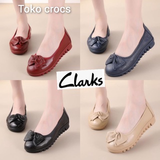 Clarks radial Threaded Shoes 2103// clarks รองเท้าหนัง สําหรับผู้หญิง