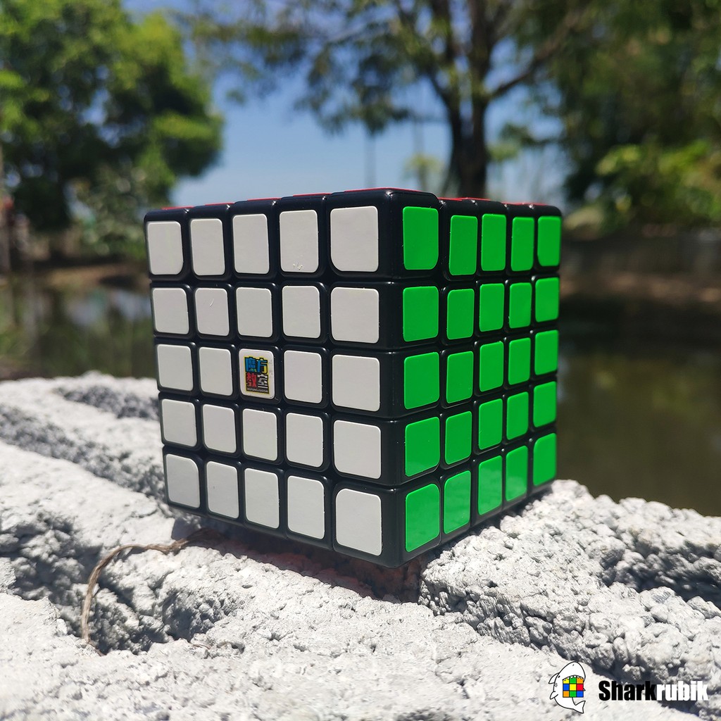 รูบิค 5x5 รูบิค ของแท้ อย่างดี rubik 5x5 rubiks race Moyu Meilong 5x5 Black Magic Cube 5x5 moyu cube