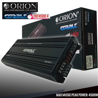 เพาเวอร์แอมป์ 4CH. ORION รุ่น CBT4500.4 คลาส AB กำลังขับสูงสุด 4500 วัตต์