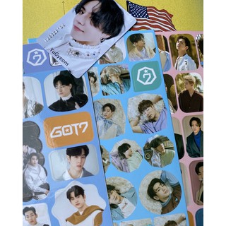 💖พร้อมส่ง+ของแถมทุกออเดอร์ สติ๊กเกอร์ got7 แบบสุ่มลาย ภาพคมชัดมีหลายแบบค่ะ ราคาต่อแผ่น