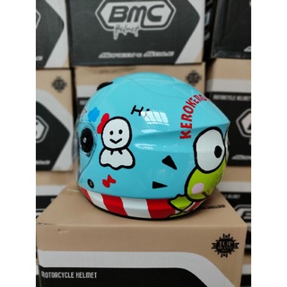 หมวกกันน็อค Bmc MILAN SANRIO KERO KEROPPI 1 BLUE PASTEL ของแท้ | หมวกกันน็อค Ferdiservis อย่างเป็นทางการ