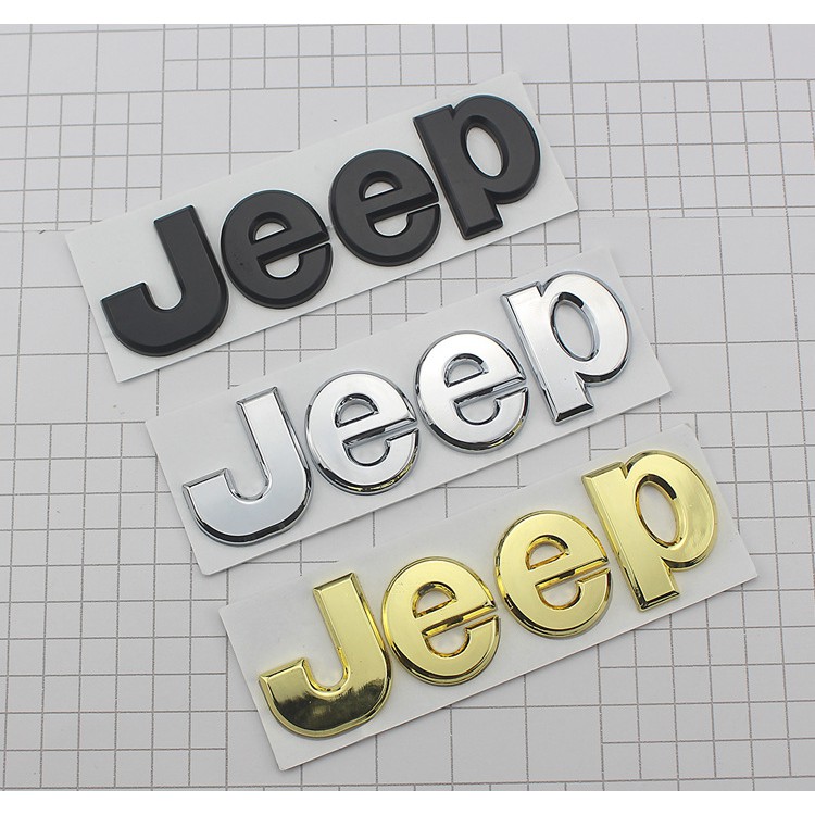 สติกเกอร์โลโก้ ติดรถยนต์ สำหรับ Jeep 1 ชิ้น