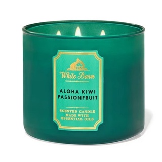 Bath &amp; Body Works White Barn Scented Candle #Aloha Kiwi Passionfruit 411 g