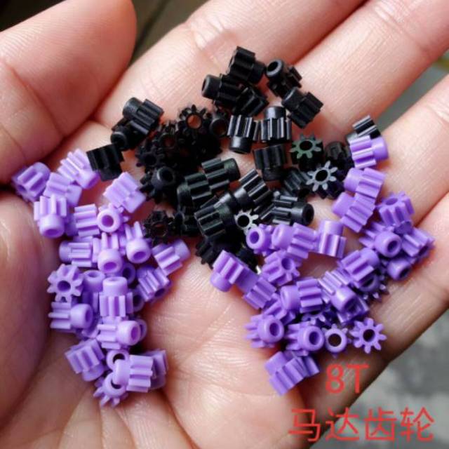 UNGU PINION GEAR 8 สีม่วงดํา / 50 ชิ้น