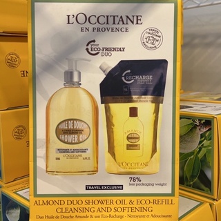 Loccitane Almond Shower Oil 500 ml. / Refill 500 ml. ผลิตปี 2021