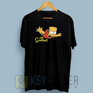 เสื้อยืด พิมพ์ลายภาพยนตร์ The Simpsons Bart 4