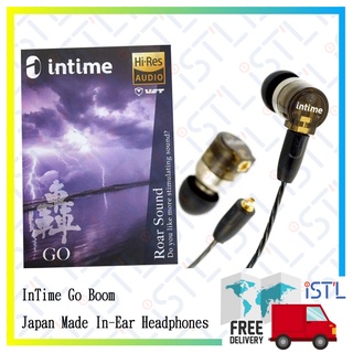 InTime Go Boom Japan Made In-Ear Headphones