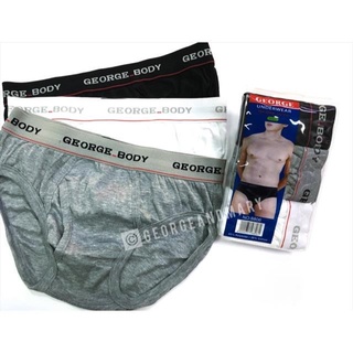 【1แถม1】กางเกงในชาย (3 ชิ้น)sexy underwear men  GEORGE Men’s Brief 3in1