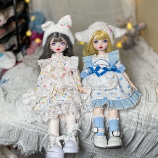 ตุ๊กตา BJD 3D 6 จุด เปลี่ยนสีได้ 30 ซม. ของเล่นสําหรับเด็ก