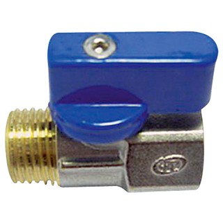 มินิบอลวาล์ว มินิบอลวาล์ว PP FM 1/2 นิ้ว วาล์วน้ำ งานระบบประปา MINI BALL VALVE FM PP 1/2" BRASS