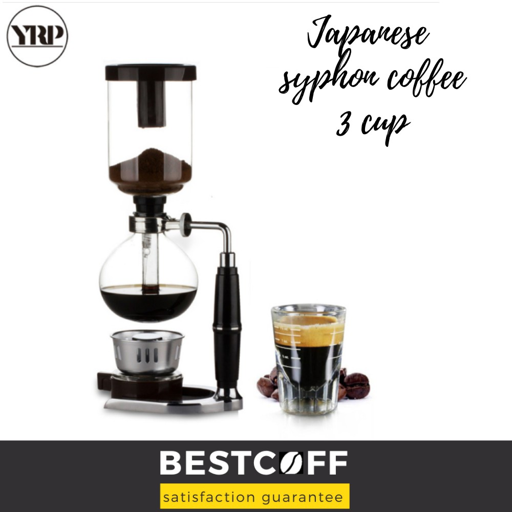 YRP Japanese Coffee Syphon Maker เครื่องชงกาแฟสูญญากาศ 3 cup