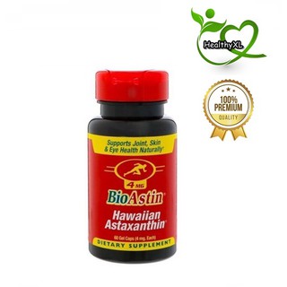 Bioastin Astaxanthin สาหร่ายแดง ขนาด 60 เม็ด exp. 2021