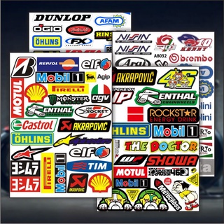 สติกเกอร์ HRC MOTUL Honda กันน้ํา สําหรับติดตกแต่งรถจักรยานยนต์