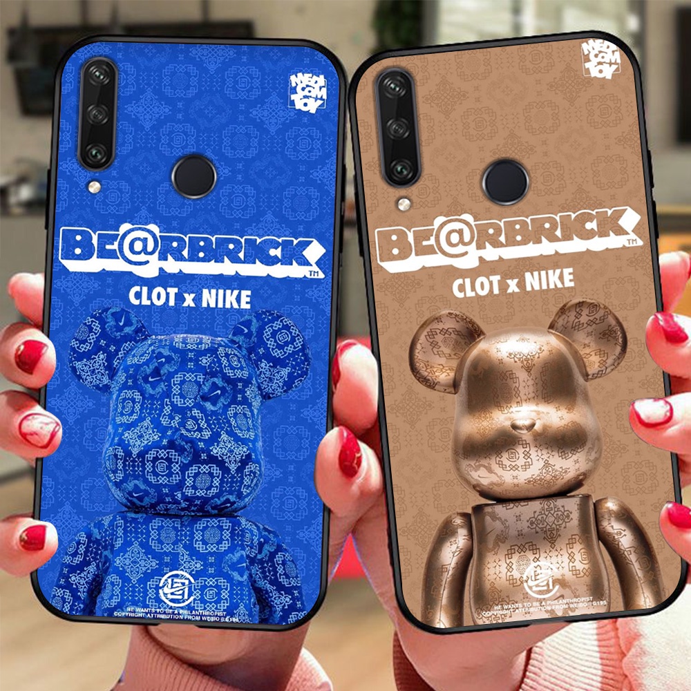 Huawei y6p / huawei y6p 2020 เคสโทรศัพท์พิมพ์หมี, kaws, be@rbrick clot x nike