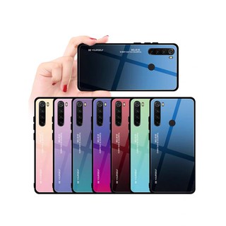 [ส่งจากไทย] Case Realme C3 เคสเรียวมีC3 เคสกระจกสองสี เคสกันกระแทก เคส Realme C3 ขอบนิ่ม เคสกระจกไล่สี สินค้าใหม่